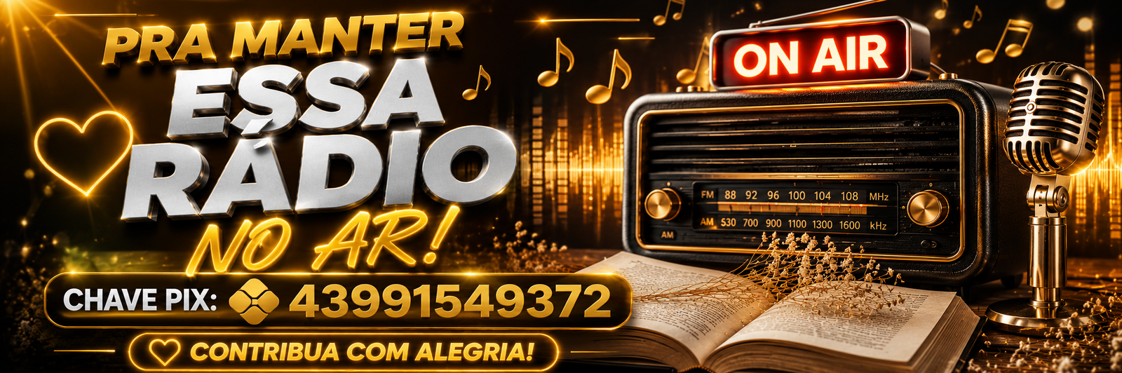 CONTRIBUA COM ESSA OBRA CLIQUE NO BANNERS E FALE CONOSCO